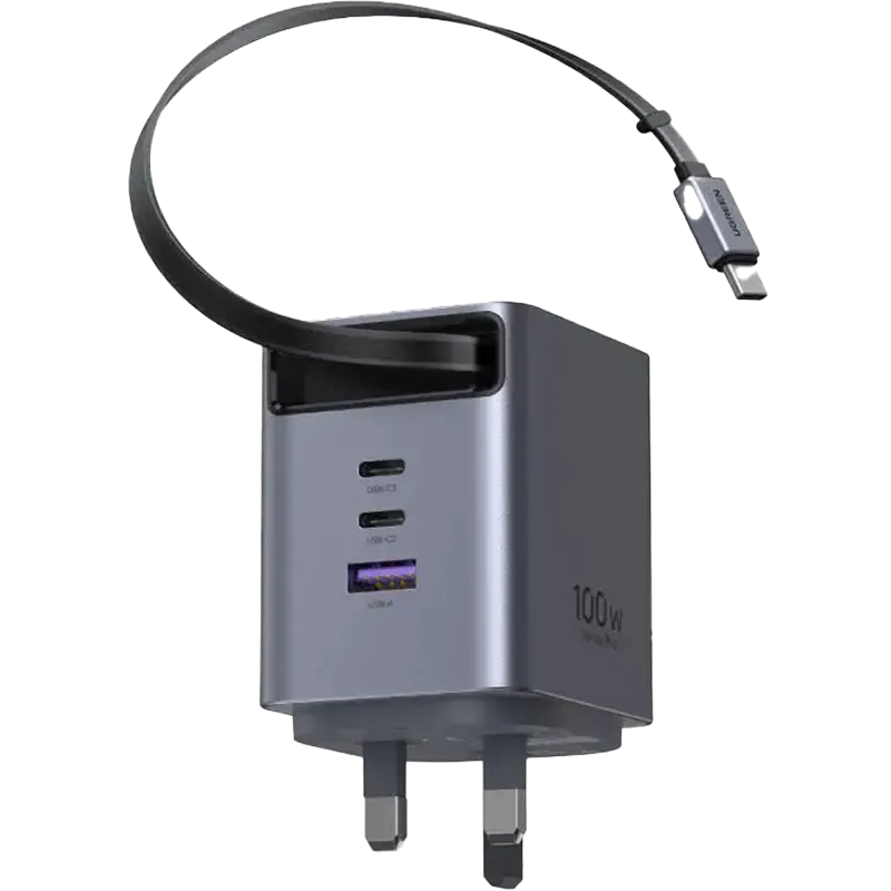 UGREEN X616 100W GaN Fast Charger UK with 1 Mascom.webp